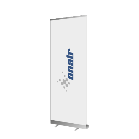 Roll-Up Budget | B 80 cm x H 200 cm | einseitig bedruckt